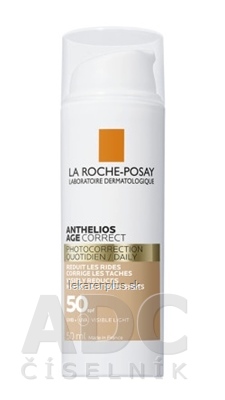 LA ROCHE-POSAY ANTHELIOS AGE CORRECT SPF50 LIGHT fotokorekčný denný CC krém s SPF faktorom 1x50 ml