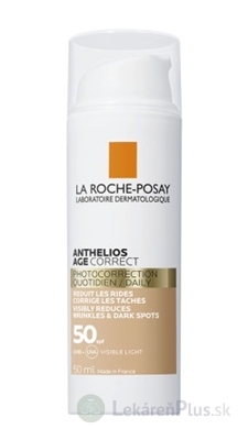 LA ROCHE-POSAY ANTHELIOS AGE CORRECT SPF50 LIGHT fotokorekčný denný CC krém s SPF faktorom 1x50 ml