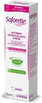 Saforelle INTÍMNY UPOKOJUJÚCI KRÉM na každodenné použitie pri podráždení 1x40 ml