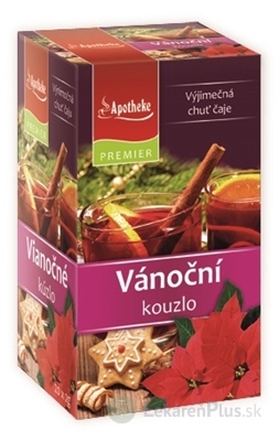 APOTHEKE PREMIER VIANOČNÉ KÚZLO bylinný čaj v nálevových vreckách 20x2 g (40 g)