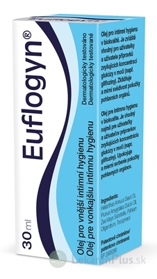 EUFLOGYN olej pre vonkajšiu intímnu hygienu 1x30 ml