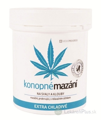 Konopné mazanie extra chladivé 1x250 ml