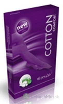 MAXIS COMFORT COTTON LÝTKOVÉ PANČUCHY veľkosť 8, (II.KT), normálne, so špičkou, bronz, 1x1 pár