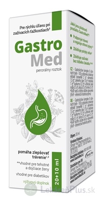 GastroMed perorálny roztok 20+10 (30 ml)