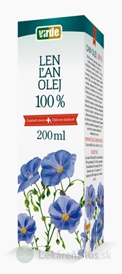 VIRDE ĽAN 100 % OLEJ 1x200 ml