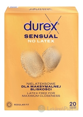 DUREX Sensual No Latex nelatexový kondóm 1x20 ks