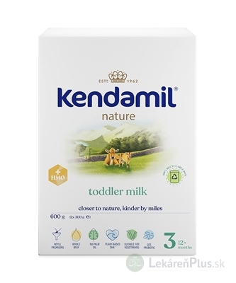 KENDAMIL Nature 3, HMO+ mliečna výživa malých detí (od ukonč. 12. mesiaca) 1x600 g