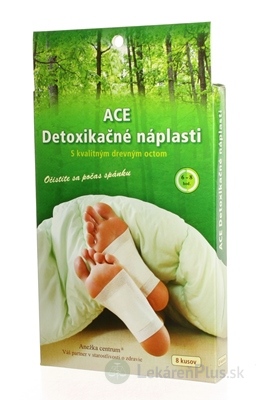 ACE detoxikačné náplasti ANEŽKA CENTRUM 1x8 ks