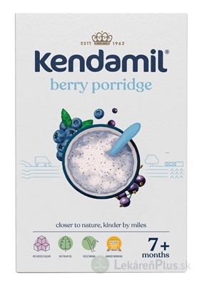 KENDAMIL Mliečna kaša s lesným ovocím (od ukonč. 7. mesiaca) 1x150 g