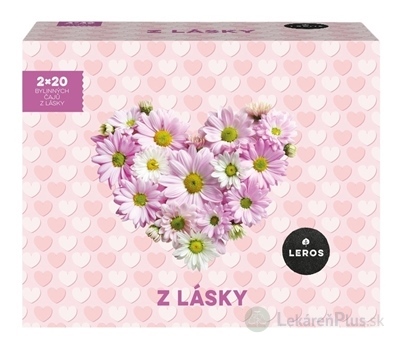 LEROS Z LÁSKY 6 Bylinková energia 20x2 g + Bylinková veselosť 20x1,8 g (76 g) (inov. 2025), 1x1 set