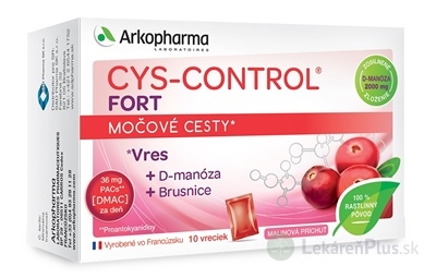 CYS-CONTROL FORT granulát vo vrecúškach 1x10 ks