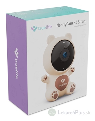 TrueLife NannyCam S3 Smart digitálna pestúnka, dizajn medvedíka 1x1 ks