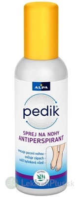 PEDIK ANTIPERSPIRANT SPREJ NA NOHY 1x150 ml