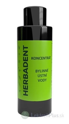 HERBADENT Original Koncentrát Bylinná ÚSTNA VODA 1x100 ml