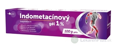 Indometacínový gél 1 % gel (tuba laminát.) 1x100 g
