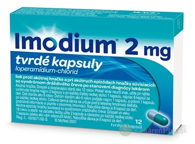 Imodium cps dur 2 mg (blis.PVC/Al) 1x12 ks