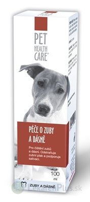 PET HEALTH CARE Starostlivosť o zuby roztok 1x100 ml