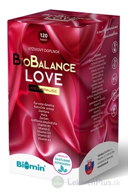 BIOMIN BioBalance LOVE MENOPAUSE cps 1x120 ks