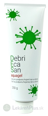 DebriEcaSan aquagel dermálny gél na ranu 1x250 g