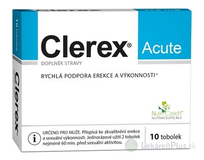 Clerex Acute cps, pre mužov, 1x10 ks