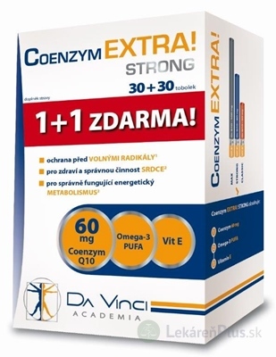 COENZYM EXTRA STRONG 60MG - Da Vinci cps 30+30 zadarmo (60 ks)