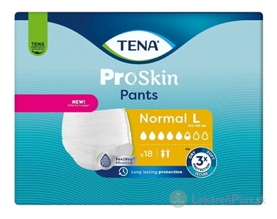 TENA Pants Normal L naťahovacie inkontinenčné nohavičky (inov.2024) 1x18 ks
