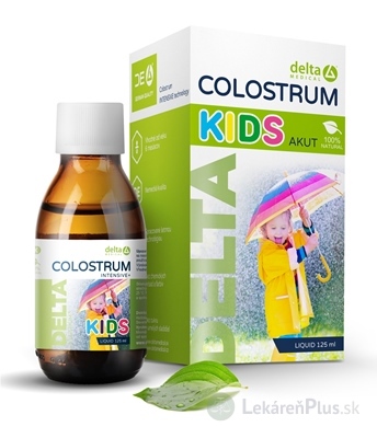 DELTA COLOSTRUM KIDS Natural 100% tekuté 1x125 ml