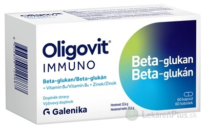 Oligovit IMMUNO Beta-glukán cps 1x60 ks