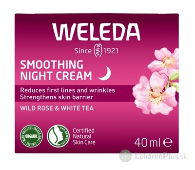 WELEDA Rozjasňujúci Nočný krém divoká ruža a biely čaj 1x40 ml