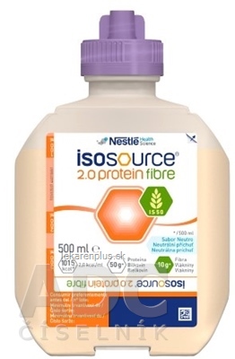 ISOSOURCE 2.0 Protein Fibre neutrálna príchuť 12x500 ml (6000 ml)