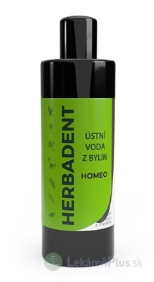 HERBADENT HOMEO ÚSTNA VODA z bylín 1x400 ml