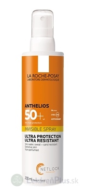 LA ROCHE-POSAY ANTHELIOS INVISIBLE SPRAY SPF50+ ultraľahký sprej s ochranným faktorom 1x200 ml