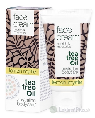 ABC tea tree oil FACE CREAM LEMON M.- Pleťový krém hydratačný 1x50 ml