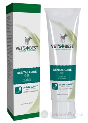 VET´S BEST DENTAL CARE GEL Clove oil dentálny gel pre psy 1x100 g