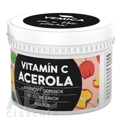 VEMICA ACEROLA Vitamín C prášok 1x90 g