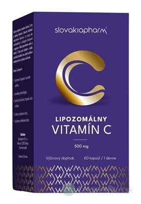 Slovakiapharm Lipozomálny vitamín C 500 mg cps 1x60 ks