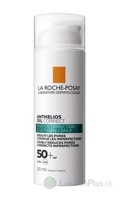 LA ROCHE-POSAY ANTHELIOS OIL CORRECT SPF50+ fotokorekčný denný gél-krém s ochranným faktorom 1x50 ml