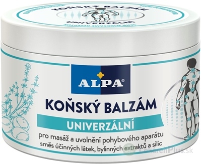 ALPA KONSKÝ BALZAM Univerzálny masážny 1x250 ml