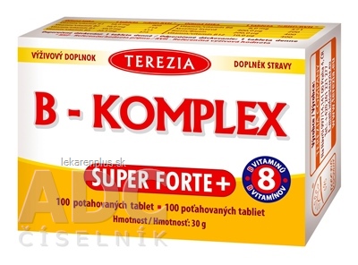 TEREZIA B-KOMPLEX SUPER FORTE+ tbl 1x100 ks