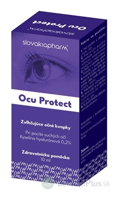 Slovakiapharm Ocu Protect 0,2% zvlhčujúce očné kvapky 1x10 ml