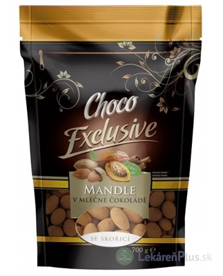 POEX Mandle v mliečnej čokoláde a škorici 1x700 g