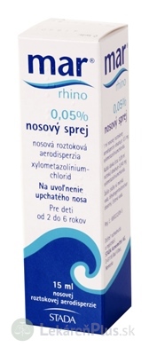 MAR rhino 0,05% nosový sprej aer nao 1x15 ml