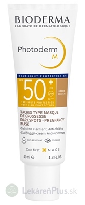 BIODERMA Photoderm M SPF 50+ gél - krém, tmavý (inov.2022) 1x40 ml