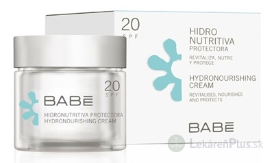 BABÉ PLEŤ Hydratačný a výživný krém plus SPF 20 (Hydronourishing cream) 1x50 ml