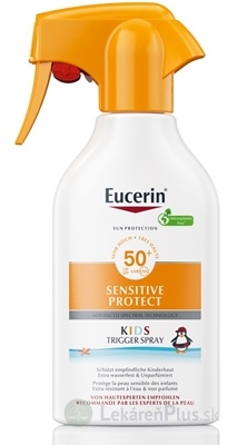 Eucerin SUN SENSITIVE PROTECT SPF 50+ Detský sprej sprej na opaľovanie (inov.2023) 1x250 ml