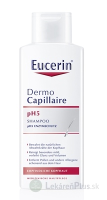 Eucerin DermoCapillaire pH5 šampón pre citlivú pokožku 1x250 ml