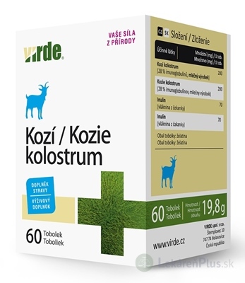 VIRDE Kozie kolostrum cps 1x60 ks