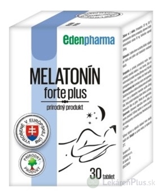 EDENPharma MELATONÍN 1 mg Forte plus tbl (inov.2021) 1x30 ks
