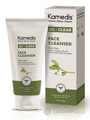 Kamedis AC-CLEAR FACE CLEANSER čistiaci gél na tvár (inov.2020) 1x100 ml