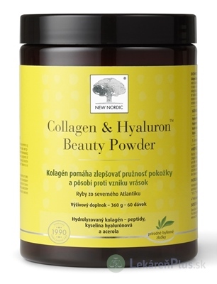 NEW NORDIC Collagen & Hyaluron Beauty Powder prášok 1x360 g